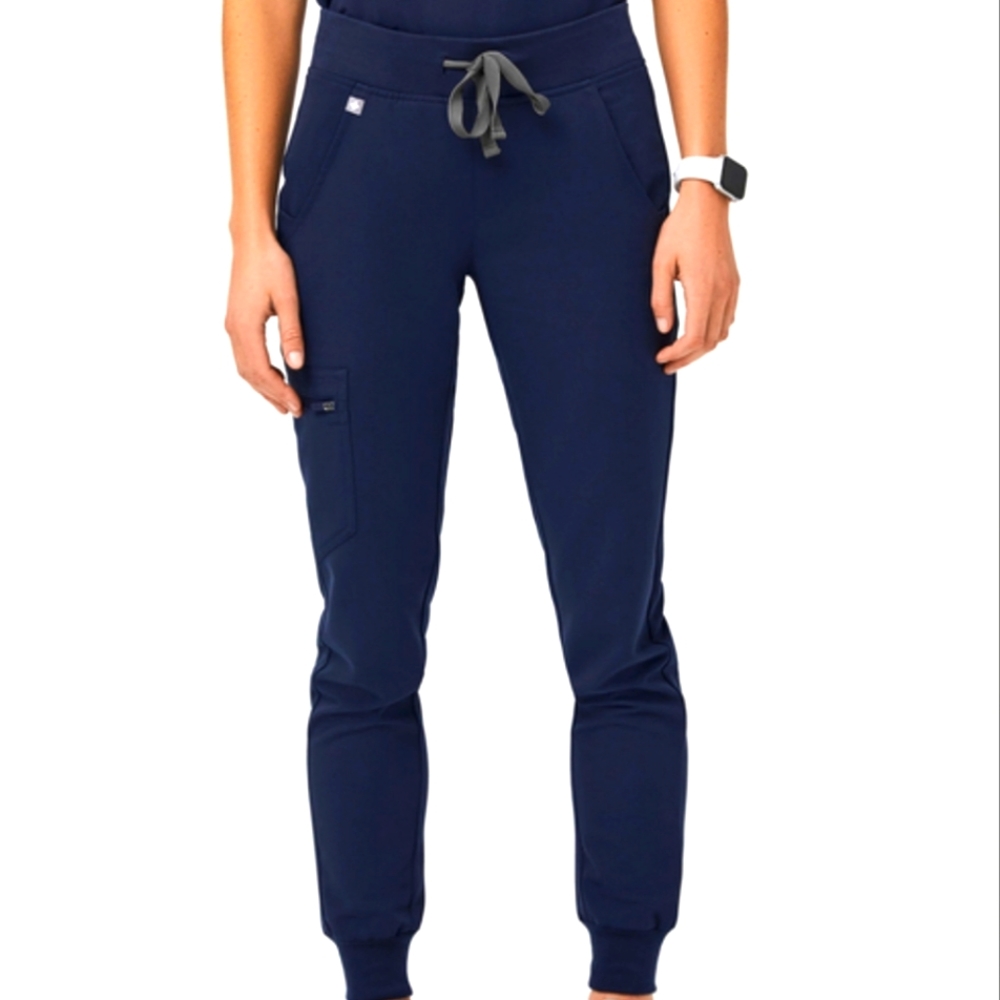 XS Tall Navy Figs Jogger Pants